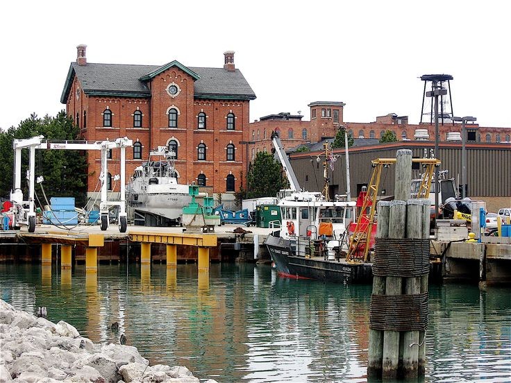 View of the depot from the water