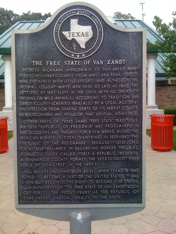 This historic marker can be found at the rest stop on I-20.