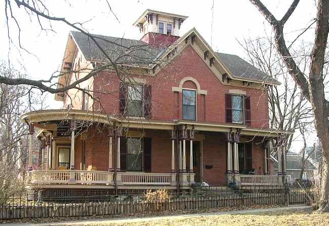 This boarding house was spared during Quantrill's Raid when Emily Hoyt pleaded with the raiders not destroy her home because it was her only income.