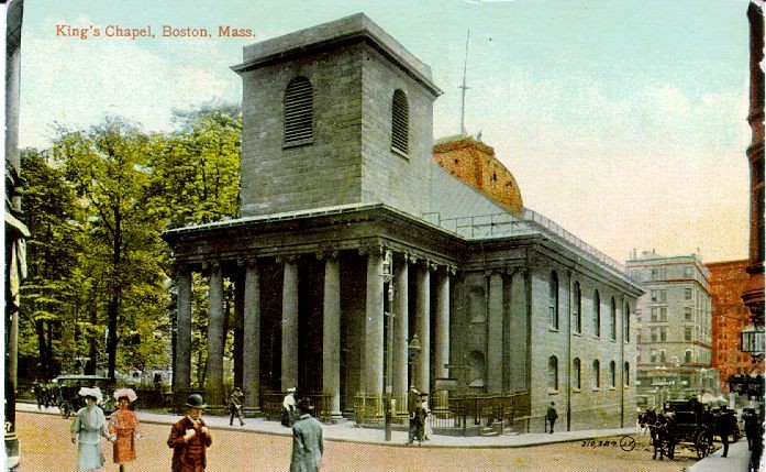 Historic Postcard of Kings Chapel