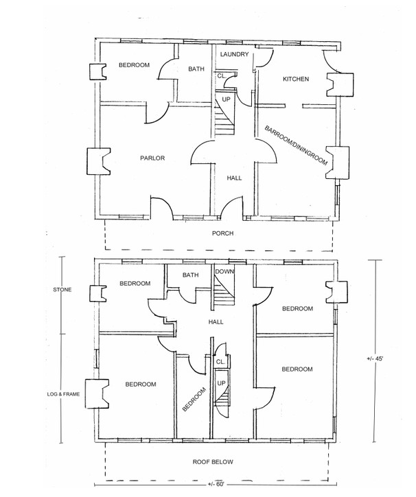 Floorplan of Snodgrass Tavern