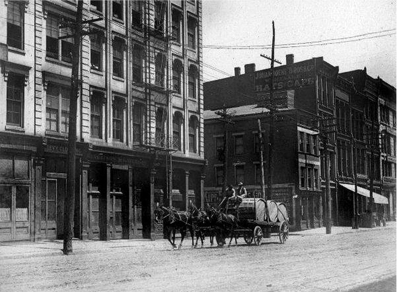 Building, Horse, Wheel, Window