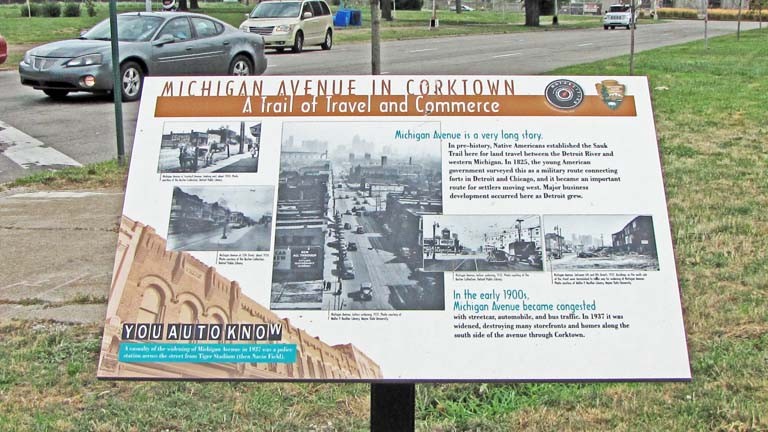Educational wayside sign