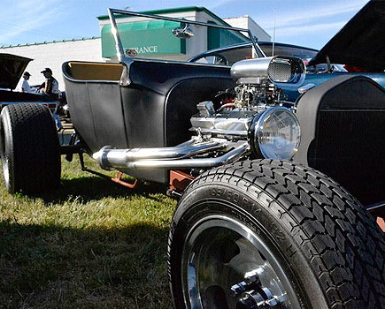 Car at an Autopalooza event, a statewide summer auto-tourism initiative