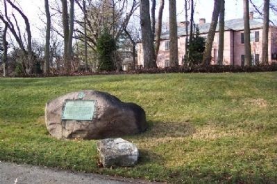 Present day photo of Camp Bushnell Marker