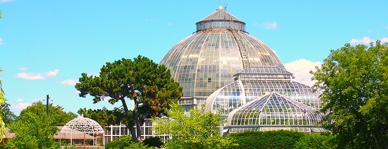 The dome of the conservatory