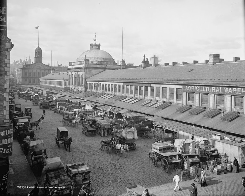 Quincy Market 1904 (http://lostnewengland.com/)