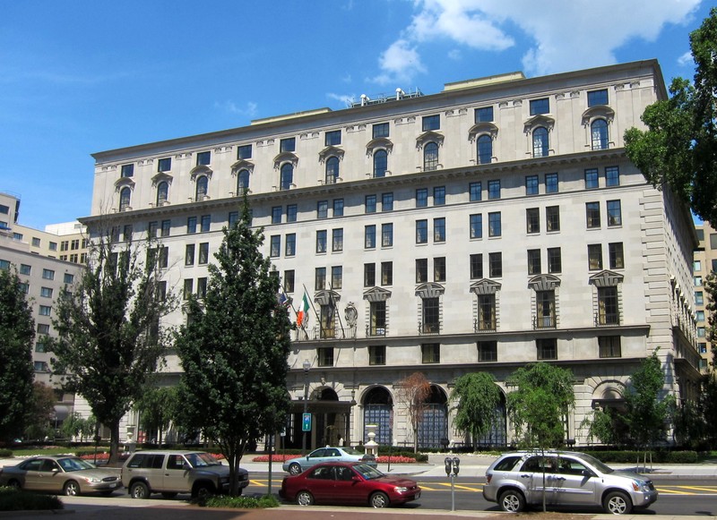 A current street view of what is now the St. Regis Washington, D.C.