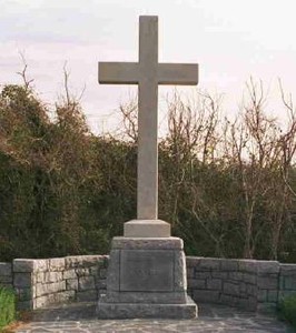 Another photo of the modern cross.