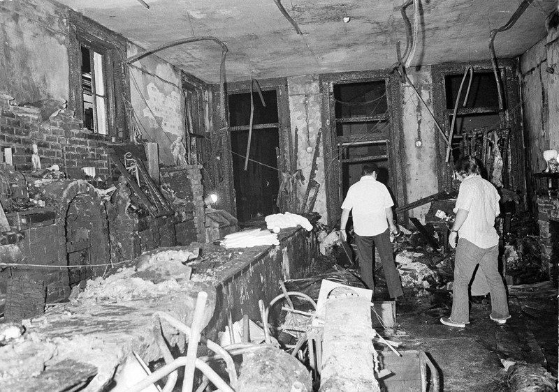 The UpStairs Lounge was located on the second floor the current three-story limestone building at the corner of Chartres and Iberville Street.