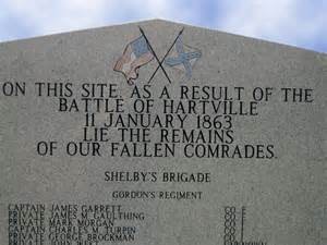 Steele Memorial Cemetery is home to a marker honoring Confederate veterans of the Battle of Hartville. This cemetery is where the remains of the slain soldiers were buried.