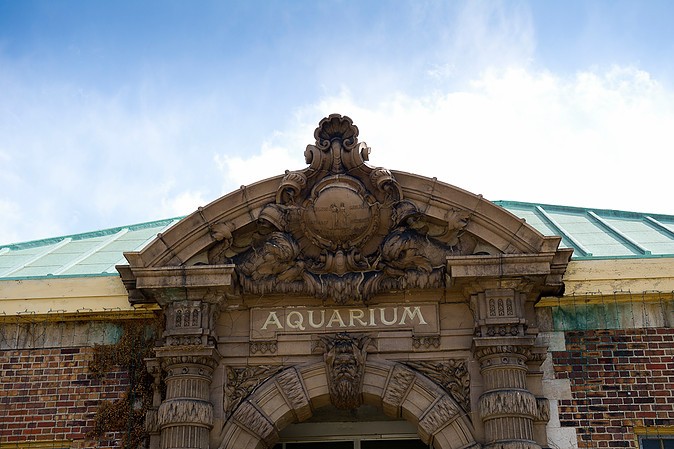 Aquarium's main entrance