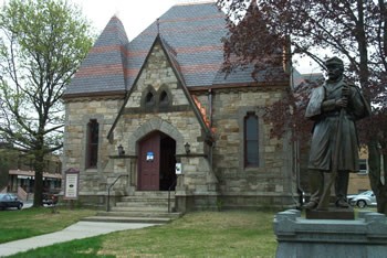 Edgell Memorial Library (image from Framingham Historical Society)