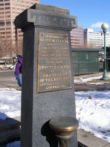 Sadie M. Likens Memorial (image from Historic Marker Database)