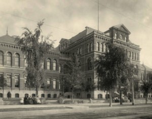 "Old" East High School served the city from 1889 to 1925 when it was demolished following the completion of the present East High.