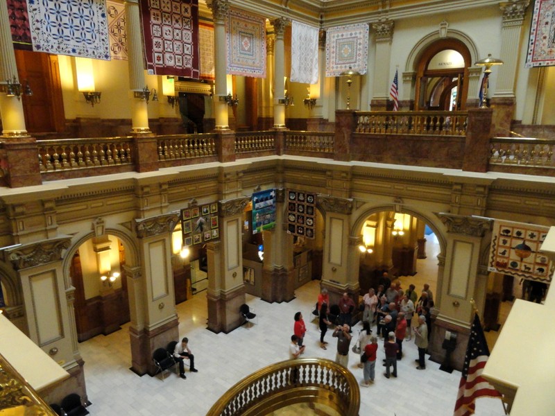 Main lobby of the Capitol building.