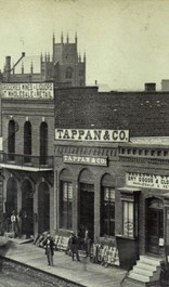 Larimer Street by William Gunnison Chamberlain, 1866 (image from Larimer Square official website)