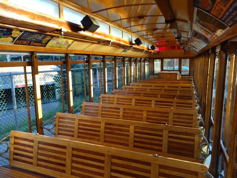 Trolley interior (image from DenverTrolley.org)