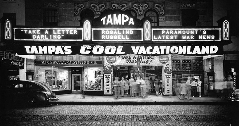 Tampa Theatre in 1942