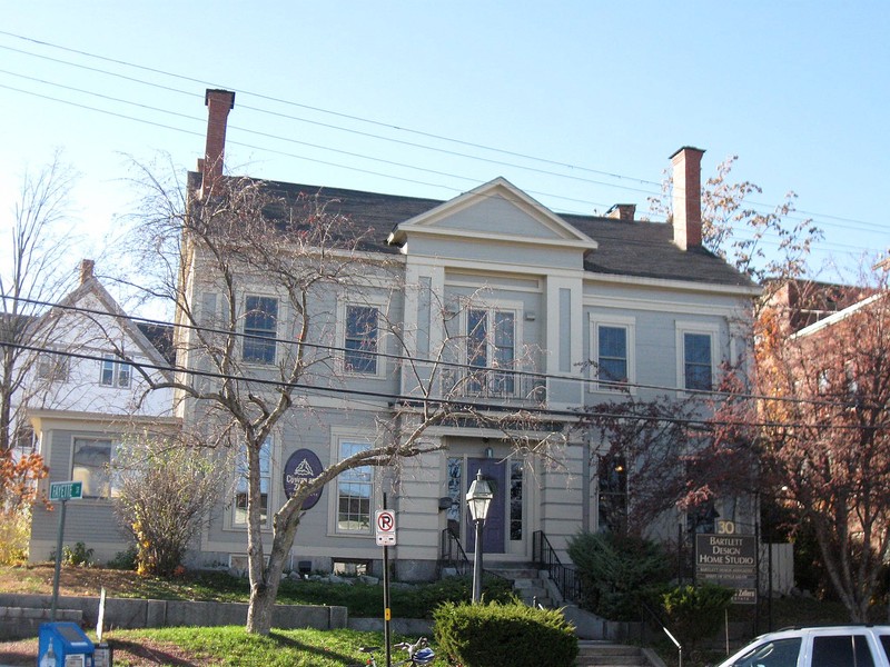 Farrington House, Concord New Hampshire, built in 1844 (Greek Revival Style)