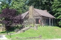 Ritter Park Log Cabin.