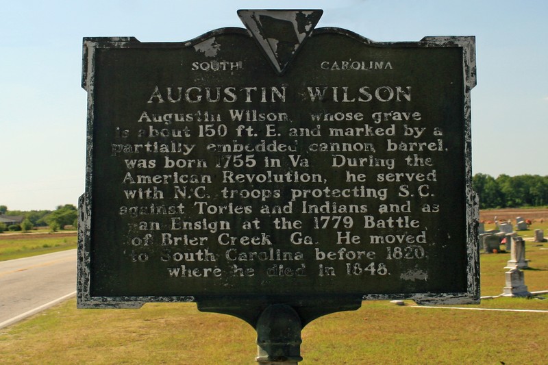 Augustin Wilson
Erected by Darlington County Historical Society - 1976