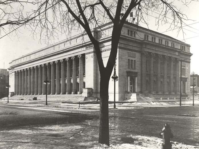 Byron White Courthouse in Denver shortly after its completion 1916.
