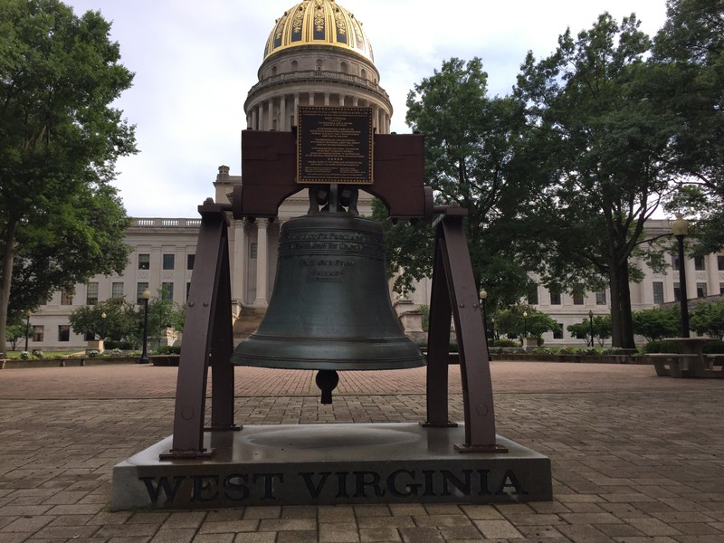 Liberty Bell Replica at the West Virginia State Capitol