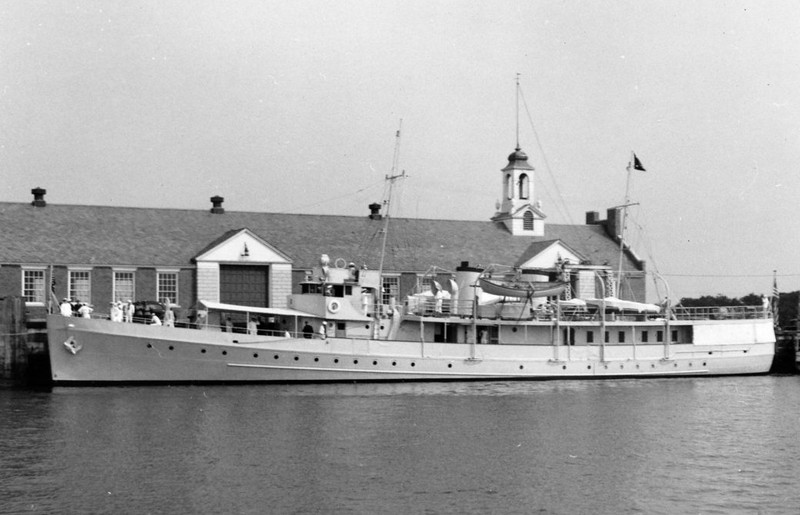 The USS Potomac During FDR's Presidency, 1938 