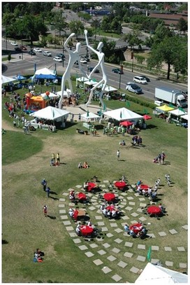 DPAC's Sculpture Garden (image from DPAC)