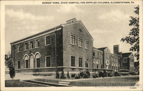 Nurse's station at Etown Children's Hospital (cir. 1940s)