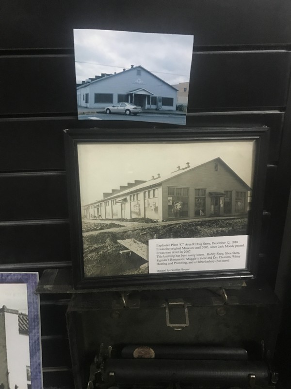 Orginal Nitro drugstore. Jack Moody turned it into his museum (top)