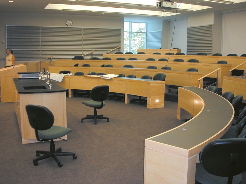 Lecture hall in Henson Hall, 2002