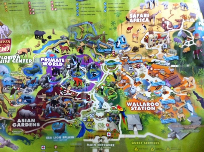 Map of the zoo