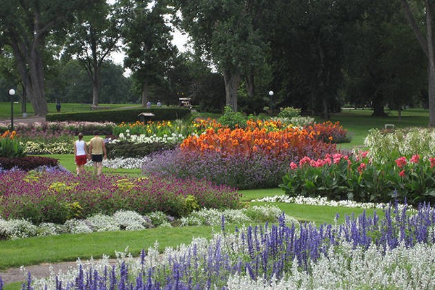 Washington Park gardens (image from the City of Denver)