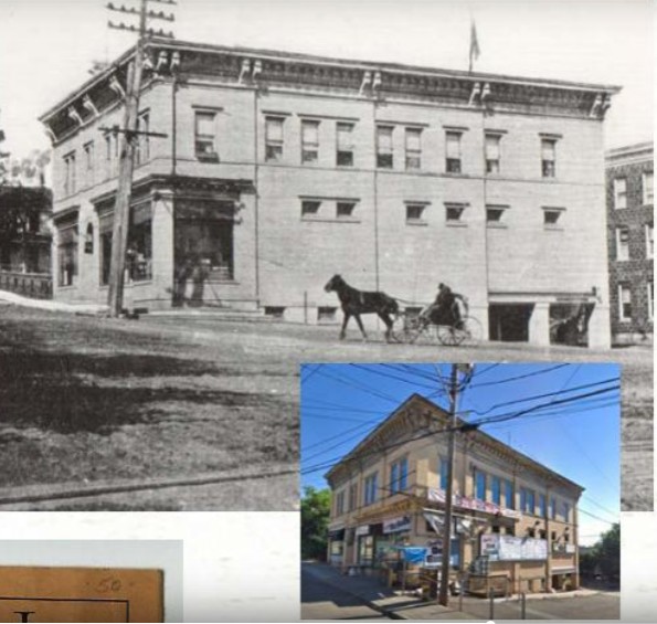 Pierson's Store with Tracks in the Foreground