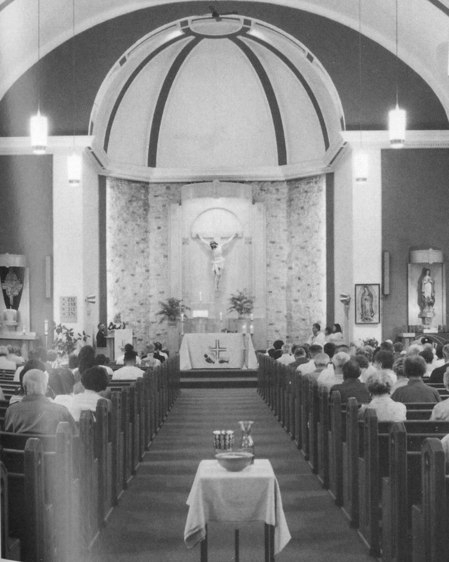 Interior of St. Louis Church, 1995.