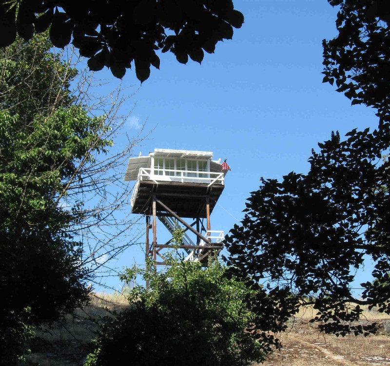 Graves Mountain lookout tower