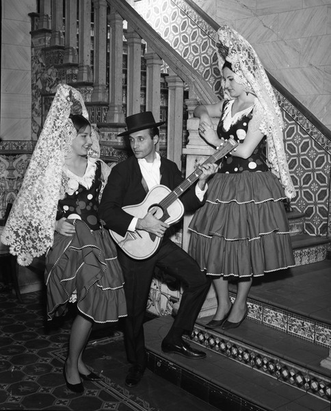 1968 of people in Spanish dress at the Columbia