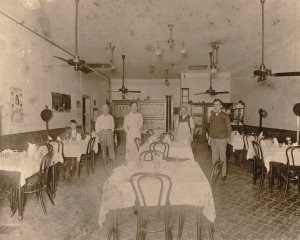 1920 photo the Columbia Dining Room