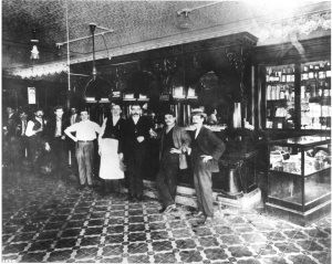 The Columbia in 1905 after it opened originally as a corner cafe