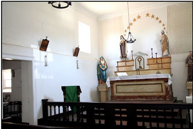 Altar in Old Adobe Chapel