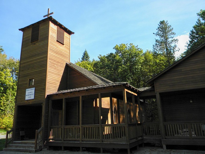 The Indian Shaker Church was built in 1924 and is listed on the National Register of Historic Places