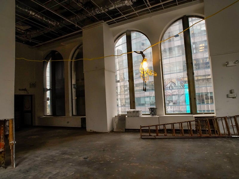 An Abandoned Office Space in One Times Square 