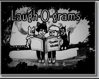A Laugh-O-Gram title card. 