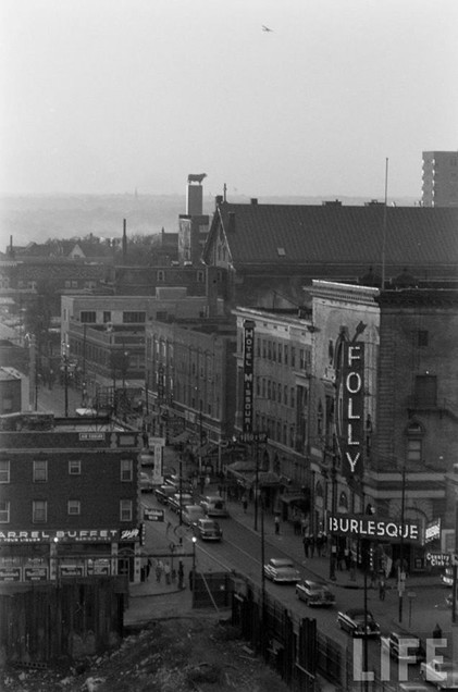 Folly Theater in 1954