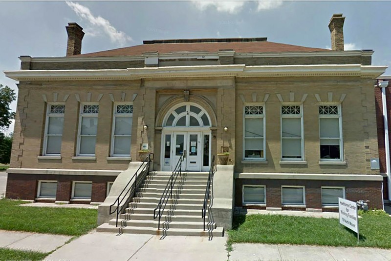 Hawthorne Branch Library No. 2, now home to the Hawthorne Community Center (image from Historic Indianapolis)