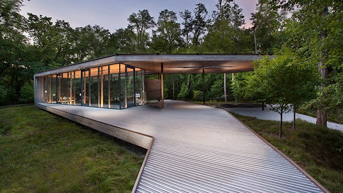 Ruth Lilly Visitors Pavilion (image from Indianapolis Museum of Art)