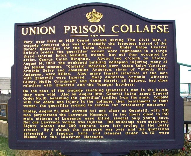 Union Prison Collapse Marker