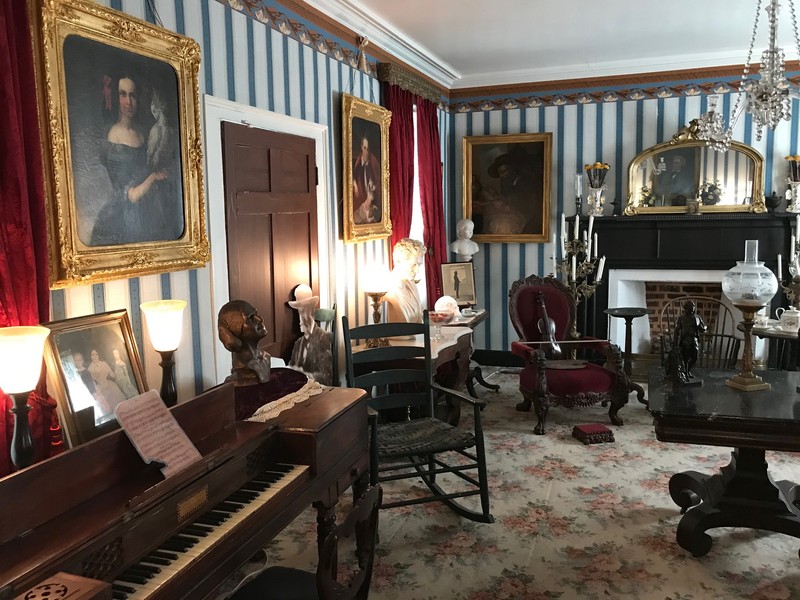 Floride Calhoun's pianoforte and Thomas Clemson's rocking chair